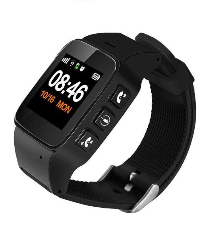 Smart GPS Watch for Elderly: Track Location, Prevent Loss & Call for Help with SOS