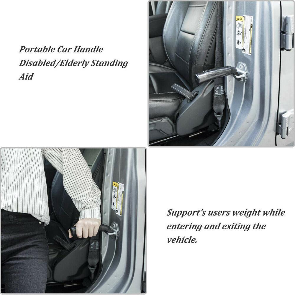 Elderly Car Door Handrail Get Off Handrail Tool Black