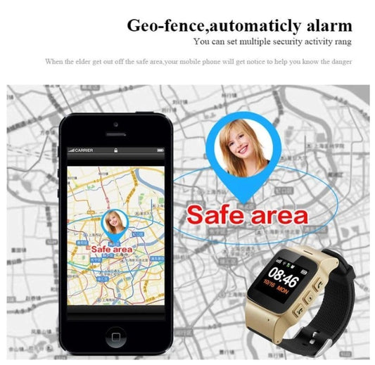 GPS Tracking Smartwatch for Elderly: Anti-Lost & SOS Safety