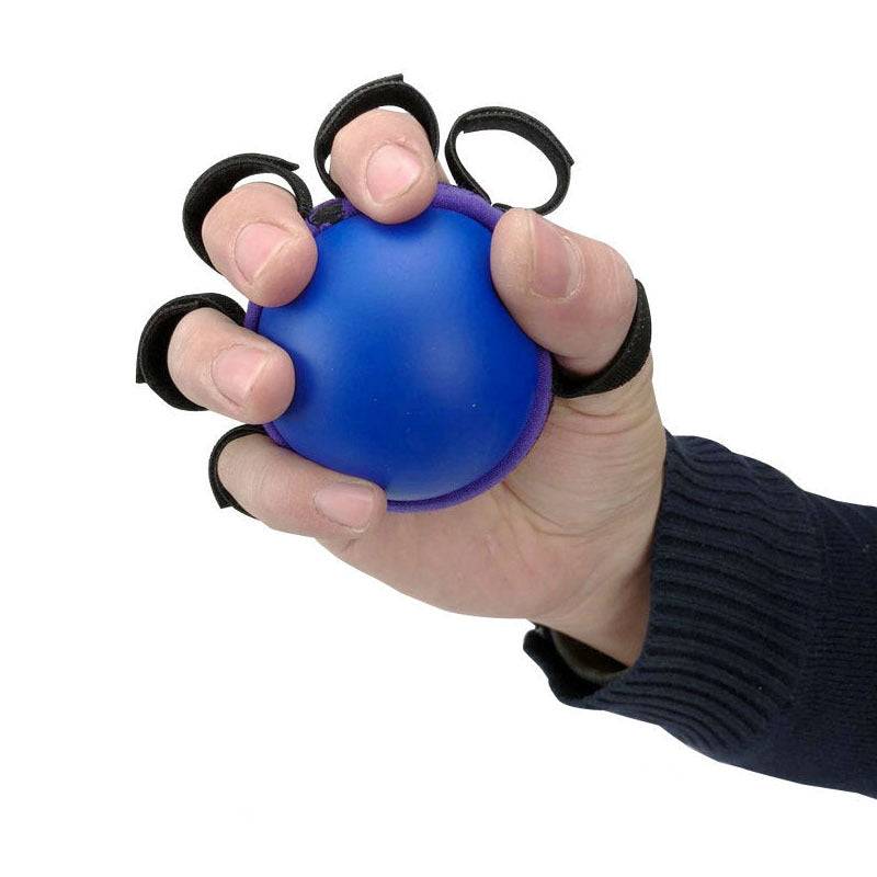 Five finger fixed grip ball