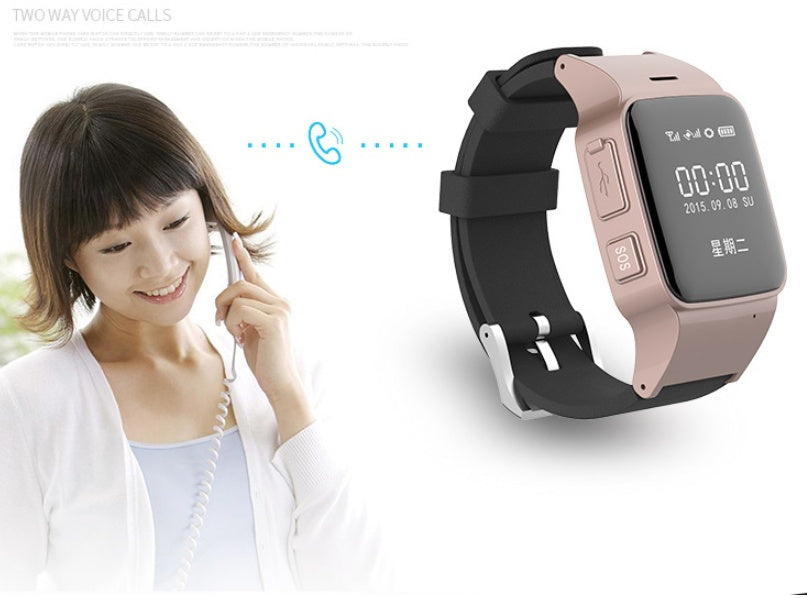 Elderly Smart Watch with GPS & WiFi: Real-Time Location & SOS Alerts