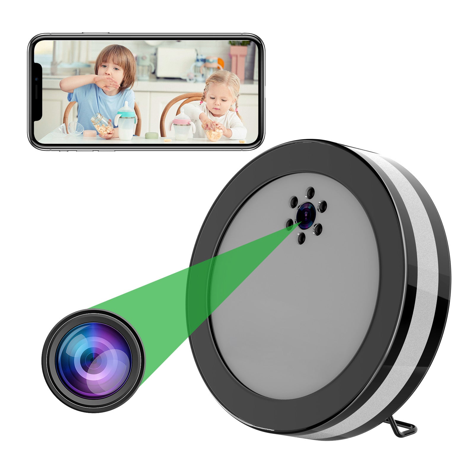 Motion Detection Security Camera with Voice: Smart Alerts & Recording