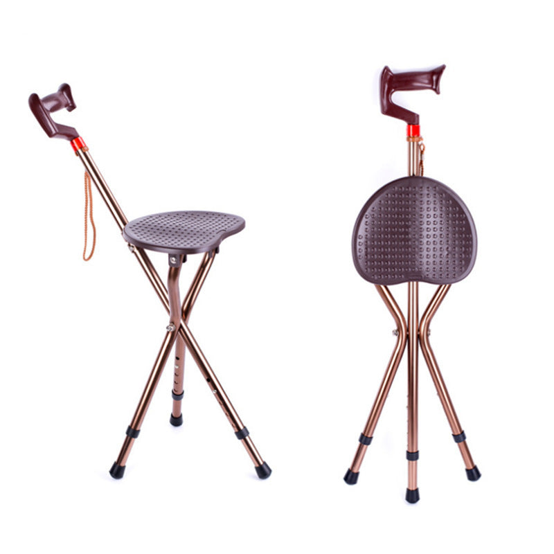 Elderly Aluminum Alloy Triangle Cane Stool